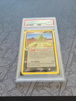 Pokemon: Cacturne PRERELEASE #27/108 EX Power Keepers 2007 RARE - PSA 8 - A117 - Image 1