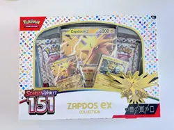 Pokemon TCG Scarlet & Violet 151 Zapdos Ex Collection |BRAND NEW SEALED Pokemon - Image 1