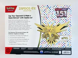 Pokemon TCG Scarlet & Violet 151 Zapdos Ex Collection |BRAND NEW SEALED Pokemon - Image 2