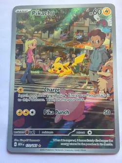 Pikachu 173/165 Pokemon TCG Scarlet & Violet 151 Illustration Rare NM - Image 1