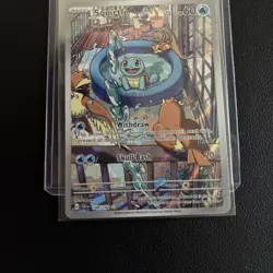 🔥Squirtle 148/142 SV07 Pokemon Stellar Crown Illustration Rare Holo🔥 - Image 4