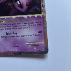 Nintendo Espeon Prime 81/90 Undaunted 2010 Stage 1 100 HP Holo Rare - Image 5
