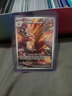 Pokemon Destined Rivals Blaziken IR Illustration Rare 192/182 - Image 1