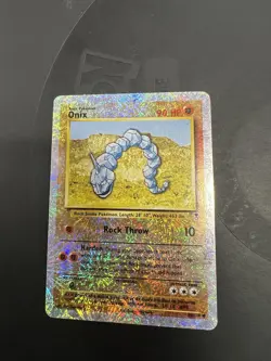 Pokemon TCG Onix Legendary Collection Reverse Holo Card 84/110 - Image 1