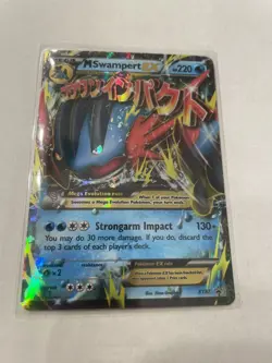 M Swampert EX XY87 Pokemon TCG XY Holo Excellent Condition LP - Image 1