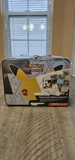 Pokemon Celebrations 25th Anniversary Collector Chest Lunchbox Tin Sealed - Image 1