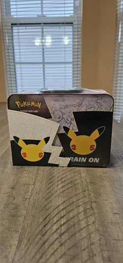 Pokemon Celebrations 25th Anniversary Collector Chest Lunchbox Tin Sealed - Image 2
