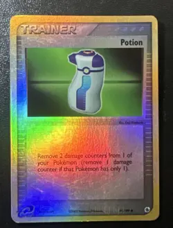 2003 Pokemon EX Ruby & Sapphire Potion #91/109 Reverse Holo - Image 1