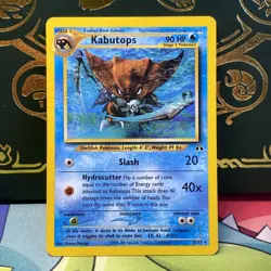 Pokemon TCG Kabutops 25/75 Unlimited Rare Neo Discovery LP - Image 1