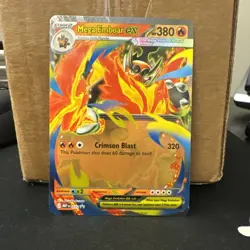 MEGA EMBOAR EX promo 035 POKEMON Ascende Heroes near mint ships fast - Image 1