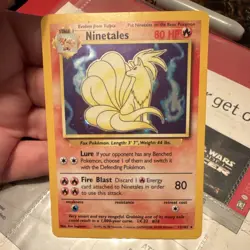 WotC Ninetales Base Set Holo Rare 12/102 English 1999 Unlimited - Image 1