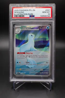 PSA 10 Dewgong 097 Illustration Rare 2025 Pokemon PFL EN Gem Mint ❄🌌 - Image 1