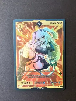 Lucy Pyre 9 Holo 1st Edition Rising Stars Card GamerSupps VCard 086/190 - Image 1