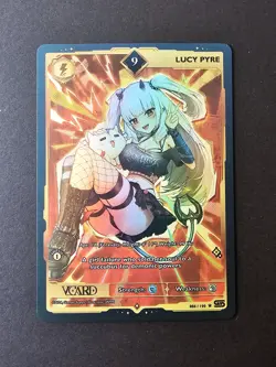 Lucy Pyre 9 Holo 1st Edition Rising Stars Card GamerSupps VCard 086/190 - Image 3