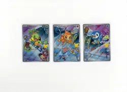 Pokemon 30th Anniversary First Partner Promo Trio Set: Turtwig, Chimchar, Pinlip - Image 1