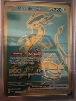 Pokemon Miraidon ex SV: Paldean Fates Hyper Rare Holo 243/091 PSA 10 - Image 2