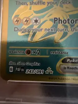 Pokemon Miraidon ex SV: Paldean Fates Hyper Rare Holo 243/091 PSA 10 - Image 4