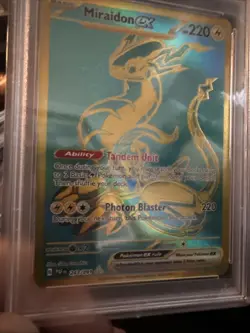 Pokemon Miraidon ex SV: Paldean Fates Hyper Rare Holo 243/091 PSA 10 - Image 5