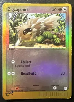 2003 Pokemon EX Sandstorm Zigzagoon #85/100 Reverse Holo - Image 1