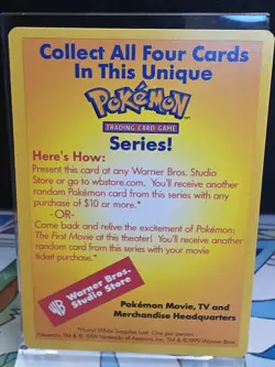 1999 Pokemon Promo Card “Catch Mew" WOTC "Pokemon The First Movie" - Image 2