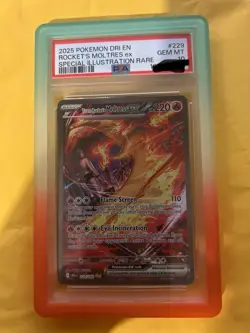 Pokemon TCG Team Rockets Moltres EX Card #229 - Image 1