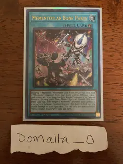 Yugioh Mementotlan Bone Party VASM-EN009 Ultra Rare 1st Edition Near Mint - Image 1