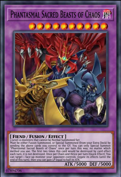 Yugioh! Phantasmal Sacred Beasts of Chaos CHAOS ORIGINS PREORDER - Image 1