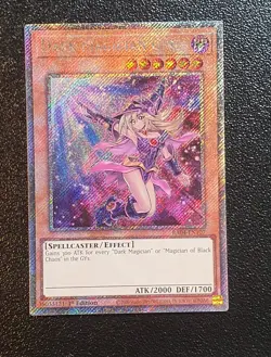 Yugioh RA04-EN107 Dark Magician Girl (7th artwork) Platinum Secret Rare 1st MINT - Image 1