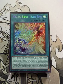 Yu-Gi-Oh! Mikanko Shinbu - Noble Twins, Secret Rare, 1st Ed MZMU-EN019, NM - Image 1