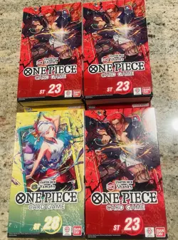 X4 ONE PIECE TCG STARTER DECK BUNDLE ST-23 And 28 - Image 1