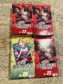 X4 ONE PIECE TCG STARTER DECK BUNDLE ST-23 And 28 - Image 4