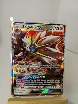 Solgaleo GX SM16, 2016 Black Star Promo Sun and Moon Pokemon Card - Image 1
