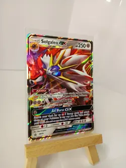 Solgaleo GX SM16, 2016 Black Star Promo Sun and Moon Pokemon Card - Image 2