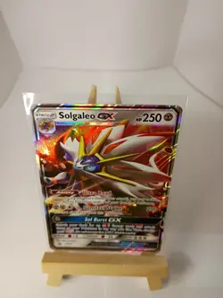 Solgaleo GX SM16, 2016 Black Star Promo Sun and Moon Pokemon Card - Image 4