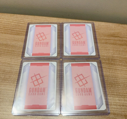 2025 Gundam Card Game Chinese Resource Tokens RP Promo Holofoil set of 4 pcs - Image 2