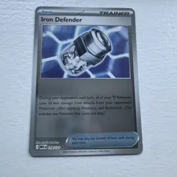 Iron Defender 118/132 NM Reverse Holo Mega Evolutions Pokemon Card! - Image 2