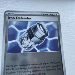 Iron Defender 118/132 NM Reverse Holo Mega Evolutions Pokemon Card! - Image 5