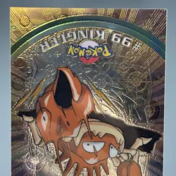 Kingler #99 Topps Chrome Series 2 Pokemon Card Holo 2000 TV Animation Edition - Image 4
