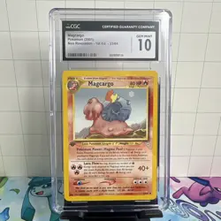 CGC 10 GEM MINT Magcargo Neo Revelation 1st Edition 33/64 Pokemon Card psa - Image 1