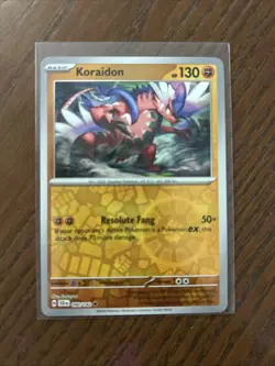 Pokemon TCG Koraidon Reverse Holo Card 090/142 Stellar Crown - Image 1