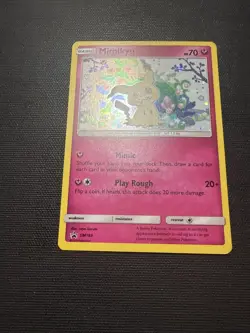 Mimikyu Sun & Moon Black Star Promo SM163 Holo Pokemon TCG Card - Image 2