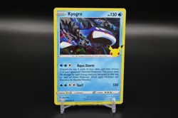 2021 Pokemon Nintendo Kyogre #003/025 Holographic Rare Trading Card - Image 1