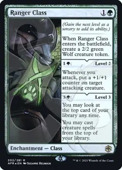 Ranger Class -Foil Light Play MTG AFR Ampersand Promos - Image 1