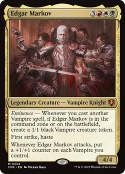 Edgar Markov -Foil Near Mint MTG Innistrad Remastered - Image 1