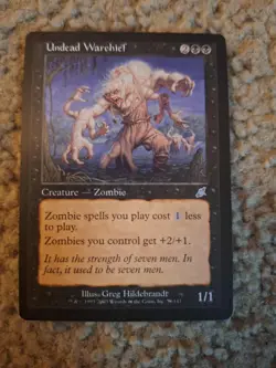 MTG Magic the Gathering 1x Undead Warcheif - Scourge LP - Image 1