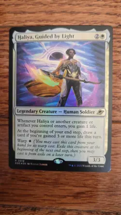 MTG Haliya Guided by Light FOIL Edge of Eternities Magic the Gathering 0019 - Image 1