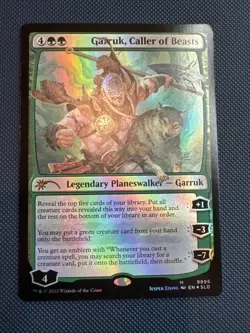 MTG Garruk, Caller of Beasts - Secret Lair Drop Series (SLD) NM Foil - Image 1