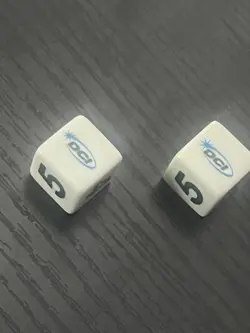 Rare Vintage DCI Duelist MTG Magic Pokemon WotC 6-sided dice - Two (2) - Image 1