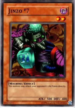 Yu-Gi-Oh Jinzo #7 MRD-035 Metal Raiders Unlimited - Image 1