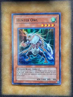 Yugioh Hunter Owl GX03-EN002 Super Rare NM - Image 1